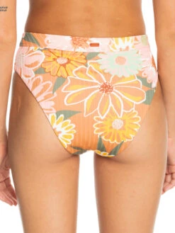 Roxy Love Rib The Shorey High Rise Bikini Bottoms -Roxy Shop erjx404439 roxyw ckn7 bck1