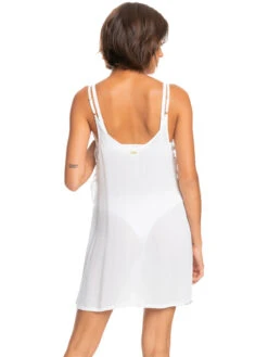 Roxy Beachy Vibes Solid Beach Cover-Up Dress -Roxy Shop erjx603266 roxyw wbb0 bck1