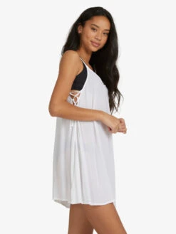 Roxy Beachy Vibes Solid Beach Cover-Up Dress -Roxy Shop erjx603266 roxyw wbb0 sd1
