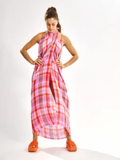 Roxy Tartan Times Sarong