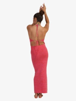 Roxy Bold As Love Halter Dress -Roxy Shop urjkd03058 roxyw nmb0 bck1
