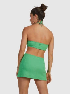 Roxy Izabella Halter Dress -Roxy Shop urjkd03060 roxyw gns0 bck1