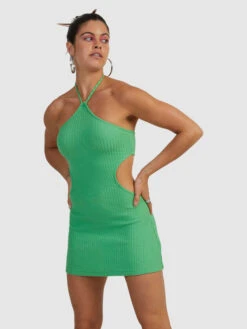 Roxy Izabella Halter Dress -Roxy Shop urjkd03060 roxyw gns0 sd1