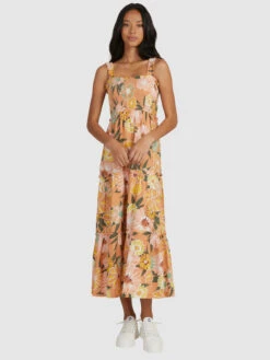 Roxy Sunnier Shores Woven Maxi Dress -Roxy Shop urjwd03116 roxyw ckn8 frt1