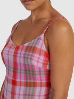 Roxy Tartan Times Slip Shirt Dress -Roxy Shop urjwd03154 roxyw pfm8 dtl1