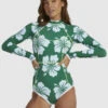 Roxy Digi High Long Sleeve One-Piece Swimsuit