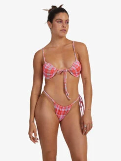 Roxy Tartan Times Underwired Bikini Top -Roxy Shop urjx303079 roxyw nmb8 frt1