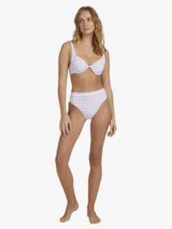 Roxy Heart The Check Moderate Coverage Bikini Bottoms -Roxy Shop urjx403055 roxys pfk8 frt9