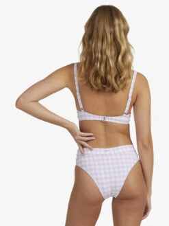 Roxy Heart The Check Moderate Coverage Bikini Bottoms